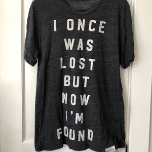 walk in love. “I once was lost” tee